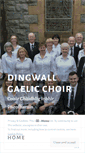 Mobile Screenshot of dingwallgaelicchoir.co.uk